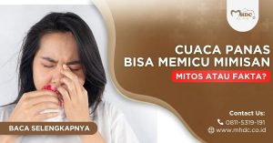 mimisan saat cuaca panas bisa terjadi karena kondisi hidung kering dan mudah terluka