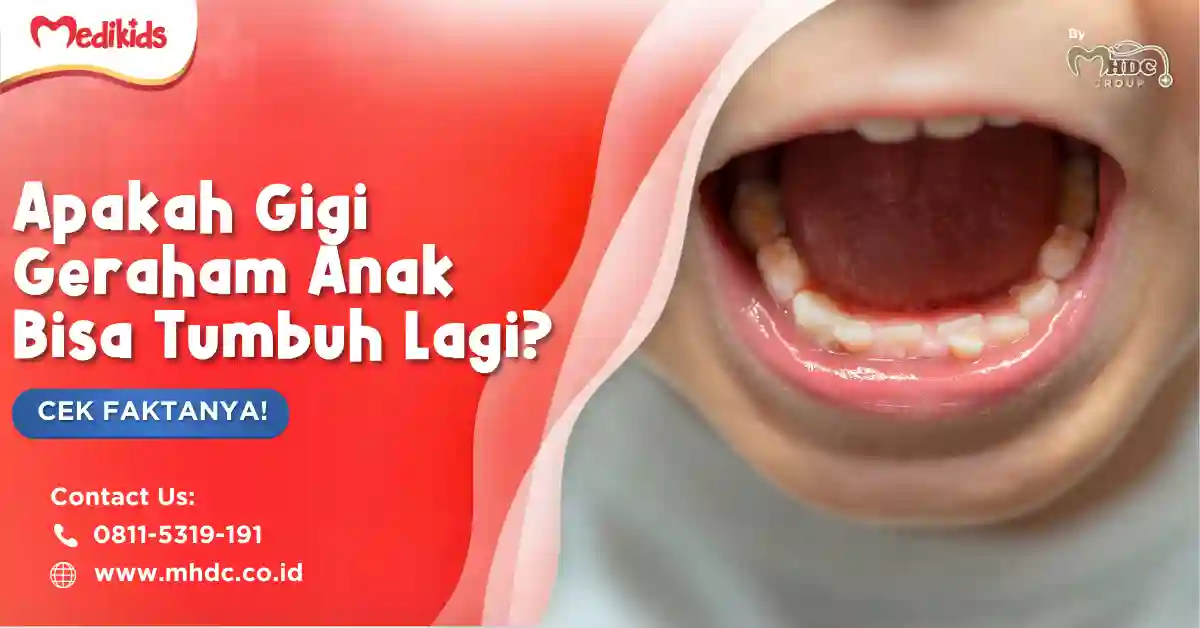gigi geraham anak bisa tumbuh