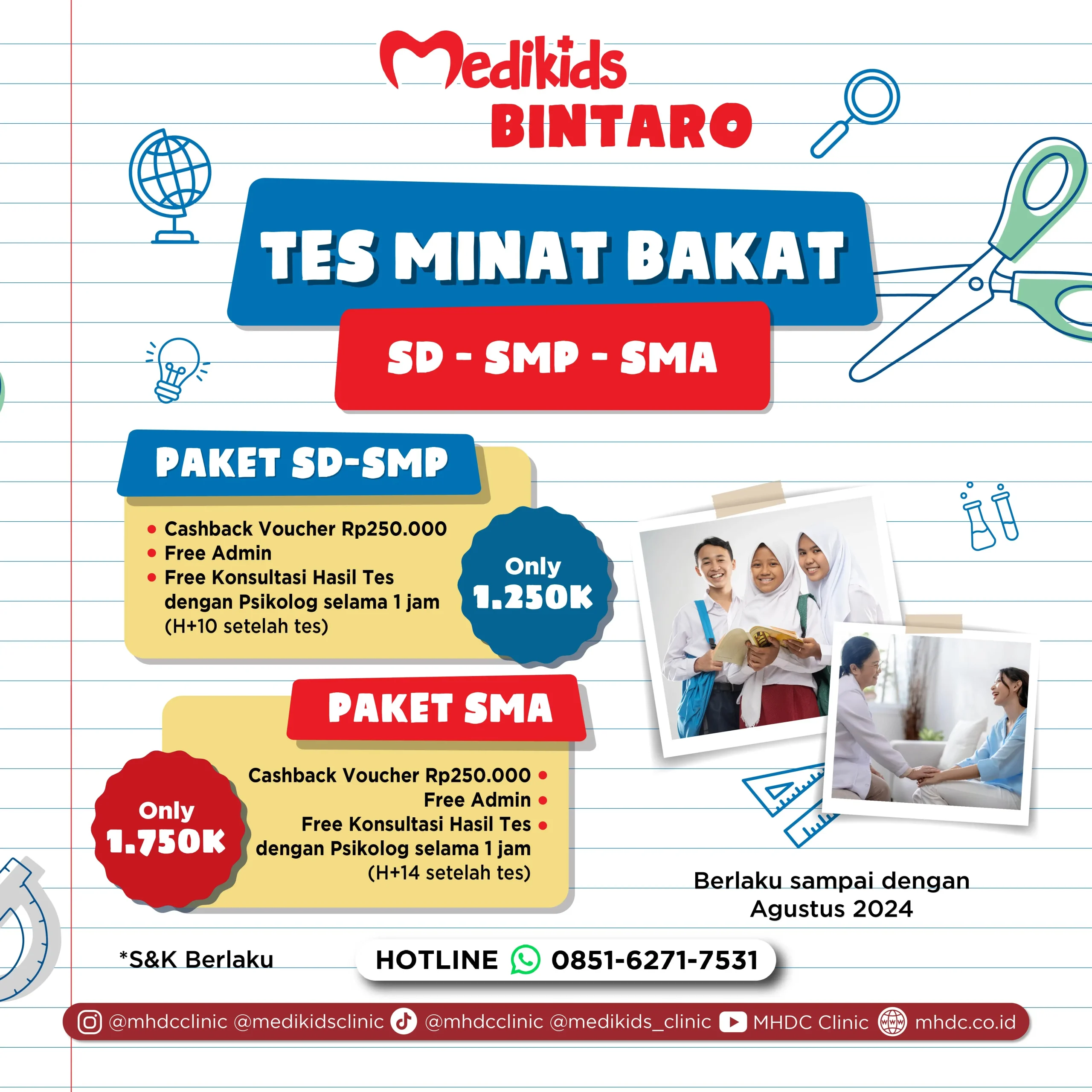 promo tes minat bakat anak