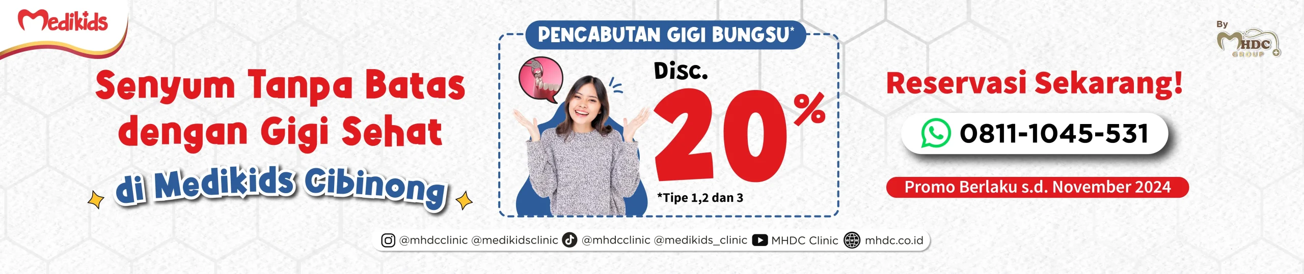 cabut gigi bungsu promo