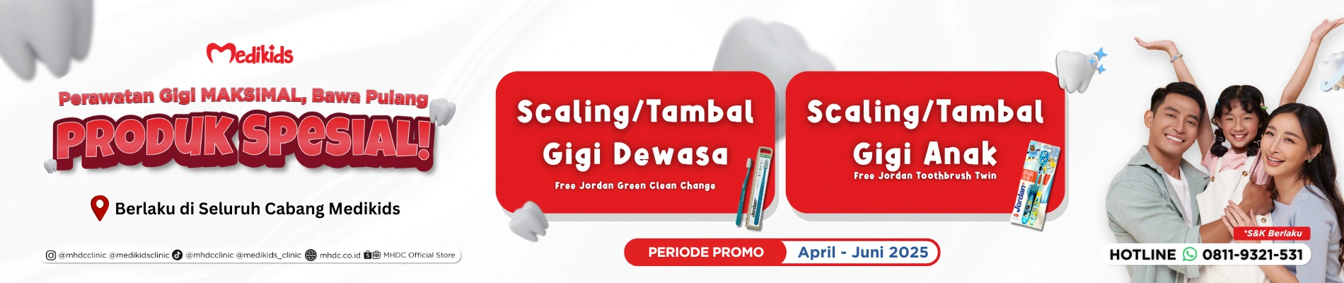 sikat gigi gratis