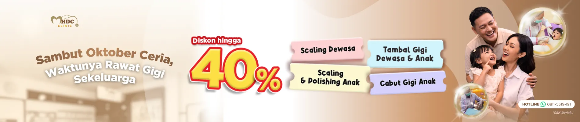 diskon perawatan gigi anak
