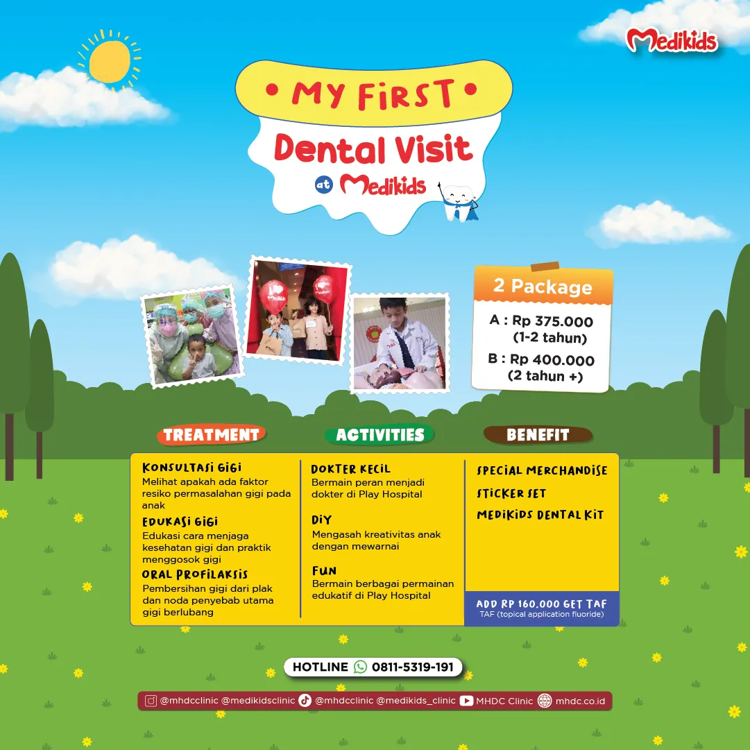 paket my first dental visit