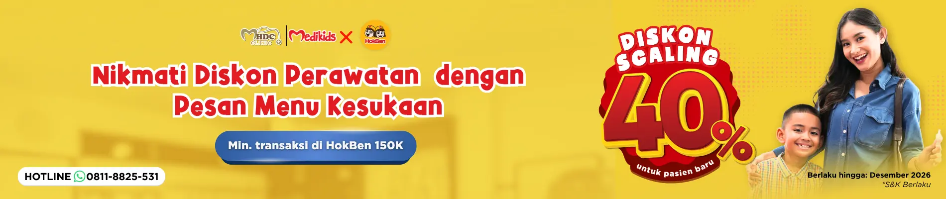 Promo Hokben X Medikids & MHDC Clinic