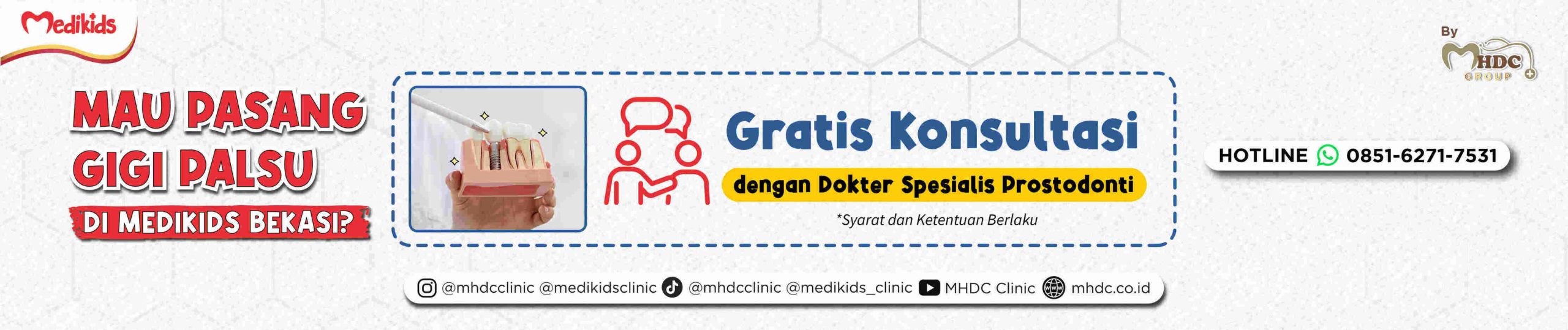 Promo Gratis Konsultasi Gigi Palsu