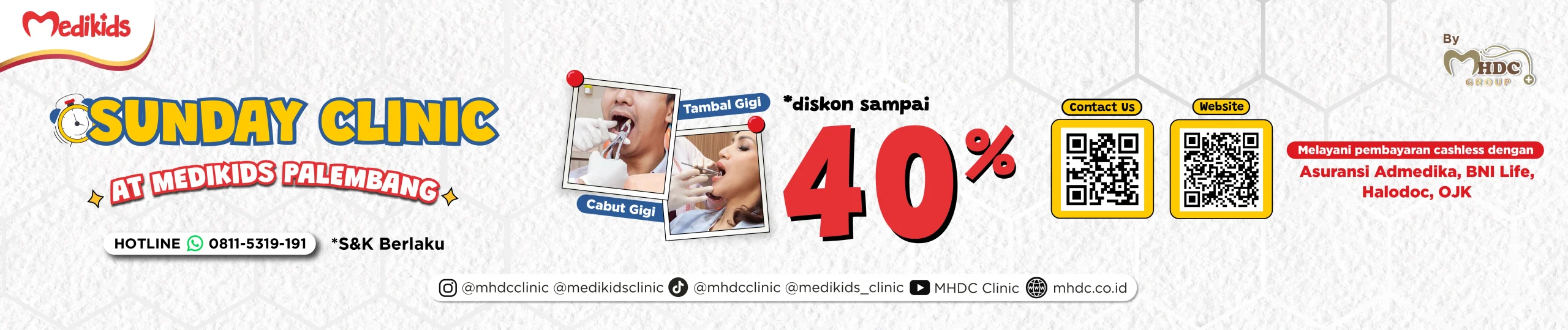 sunday clinic medikids palembang